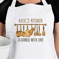 Personalized Apron & Potholder - Seasoned With Love - 15874