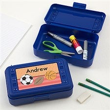 Personalized Pencil Box - Just For Him - 15877