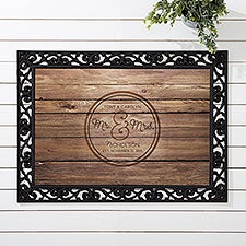Personalized Wedding Doormat - Circle Of Love - 15962