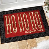 Personalized Christmas Doormat - Ho Ho Ho - 15970