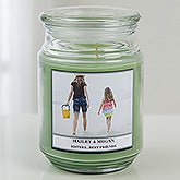 Personalized Photo Scented Glass Candle Jar - Picture Perfect - 16001