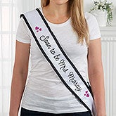 Bride-To-Be Personalized Satin Sash - 16014