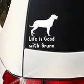 Personalized Window Decal - I Love My Pet - 16017