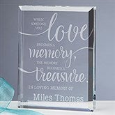 Personalized Memorial Keepsake - Memory Becomes a Treasure - 16029