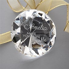 Engraved Diamond Keepsake - Make Your Life Sparkle - 16042