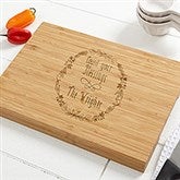 Personalized Bamboo Cutting Board - Count Your Blessings - 16052