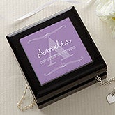 Personalized Girls Jewelry Box - My Name Means - 16093