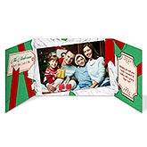 Personalized Gatefold Christmas Cards - Christmas Gift - 16111