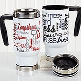 Personalized Commuter Mug - Signature Style For Him - 16163