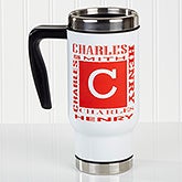 Personalized Commuter Travel Mug - Name Style - 16168