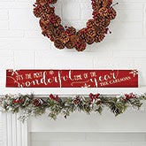 Christmas Quotes Personalized Wood Holiday Sign - 16212