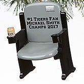 Personalized Sports Stadium Seat Christmas Ornaments - 16246