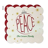 Personalized Christmas Cards - Ornamental Peace - 16247