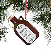 Personalized Christmas Ornaments - Beer Growler - 16273