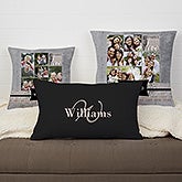 Personalized Photo Throw Pillow - Family Memories - 16301