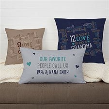 Personalized Decorative Throw Pillows - Reasons Why - 16303