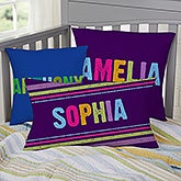 Personalized Throw Pillows For Kids - Name - 16306