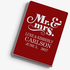 Personalized Wedding Playing Cards - Happy Couple - 16354
