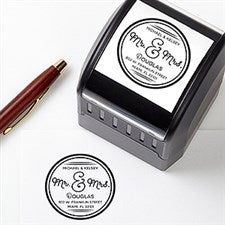 Personalized Self-Inking Address Stamp - Circle Of Love - 16375