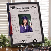 Personalized Autograph Graduate Picture Frame - 1640