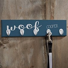 Personalized Leash Hanger - Woof & Meow - 16418