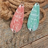 His and Hers Personalized Couples Fishing Lure Set - 16429