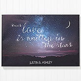 Personalized Canvas Prints - Love Written In The Stars - 16434