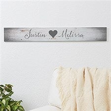 Personalized Couples Romantic Wood Signs - Me and You - 16437