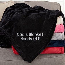 Personalized Fleece Blankets - Two Lines Custom Text - 16457