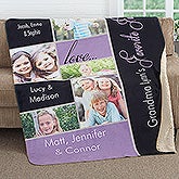 Personalized Baby Photo Sherpa Blanket - My Favorite Faces - 16468