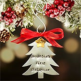 Baby's First Christmas Custom Hand Stamped Ornament - 16481D