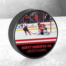 Personalized Photo Hockey Puck - Official Size - 16484