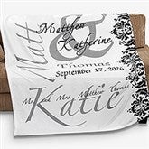 Personalized Wedding Blankets - The Wedding Couple - 16490