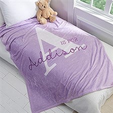 Personalized Kids Blankets - Alphabet Fun - 16492