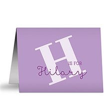 Personalized Kids Note Card Sets - Alphabet Fun - 16499