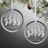 Personalized Ornaments - Family Christmas Stockings - 10238