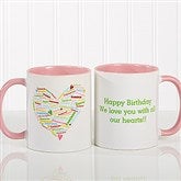 11 oz. Pink Mug