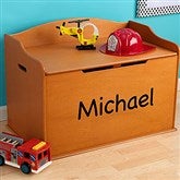 personalized white toy box