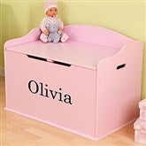 personalized white toy box