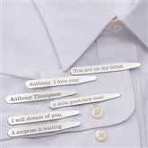 Secret Message Personalized Collar Stays Set