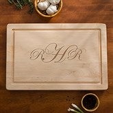 Raised Monogram-No Hand.