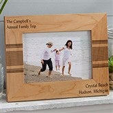 Personalized 4x6 Horizontal Wood Picture Frames - Simplicity