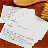 3x5 Recipe Cards