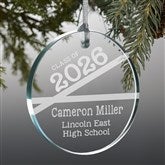 Personalized Glass Graduation Suncatcher - Class Of - 14586