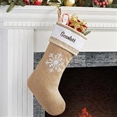 Snowflake Stocking - 15107-S