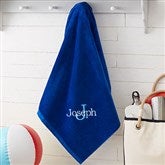 36" x 72" Blue Towel