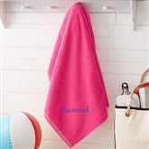 35" x 60" Hot Pink Towel