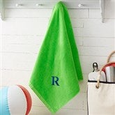 35" x 60" Lime Green Towel