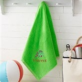 36" x 72" Lime Green Towel