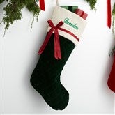 Personalized Quilted Christmas Stockings - Winter Classic - 16279
